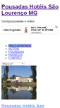 Mobile Screenshot of pousadashoteissaolourenco.com